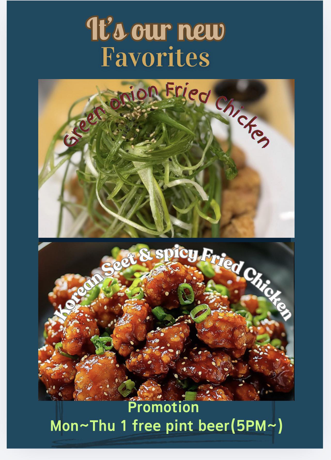 Korean Fried Chicken — It's our new Favorites